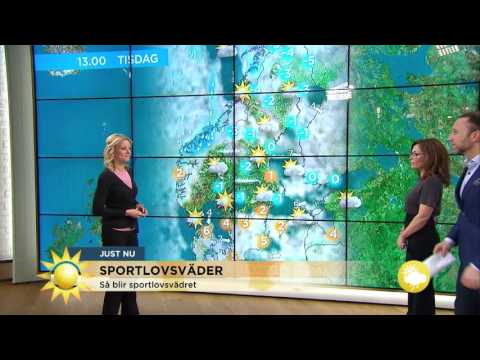 Sportlovsväder: "Här kan man få vackert väder i veckan" - Nyhetsmorgon (TV4)
