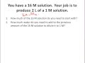 Find Molarity of a Diluted Solution