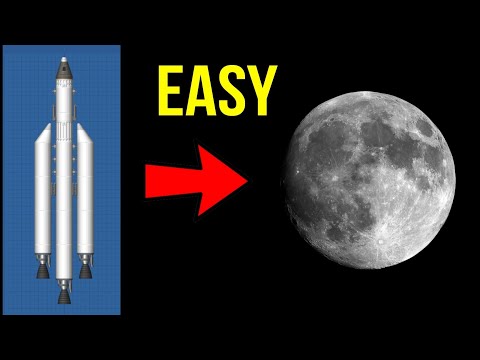 HOW TO LAND ON MOON IN SPACEFLIGHT SIMULATOR (Easy Method)