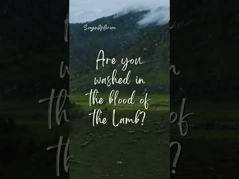 Are you washed in the blood of the Lamb? #shorts #songsofgrace
