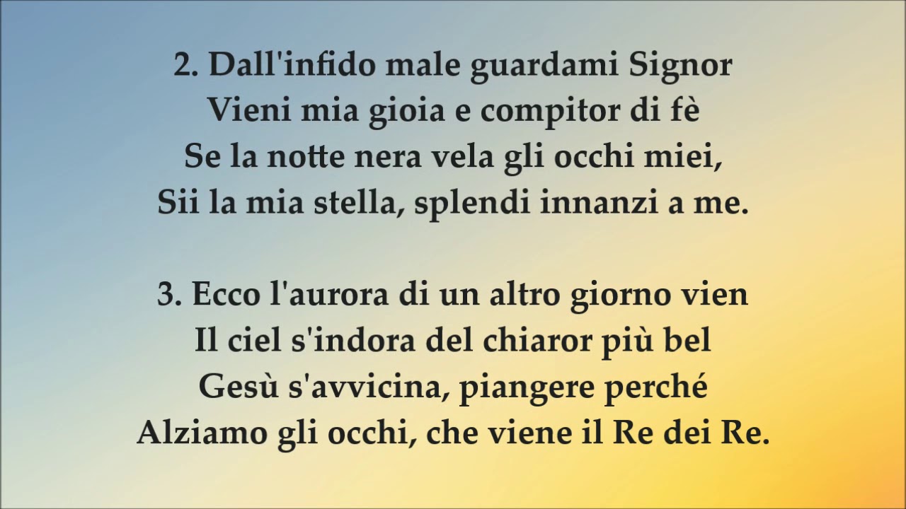Watch Now Prendi la mia vita (cantico strumentale con testo) Prendi la mia vita (cantico strumentale con testo)