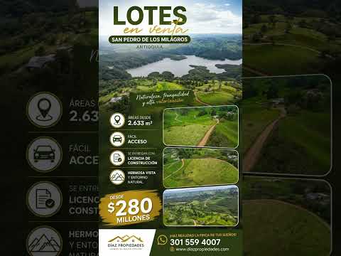 lotes en venta San Pedro de los milagros #realestate #venta