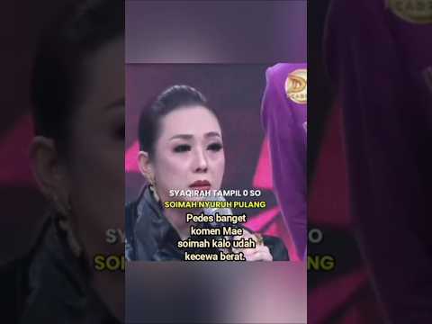 Mae soimah gak pernah gagal bikin merinding kalo sudah marah #soimah #syaqirahda7 #dangdutacademy