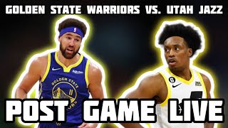 Utah Jazz vs Golden State Warriors Post Game
