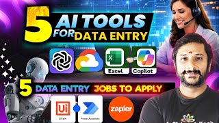 5 AI Tools for Data Entry (2026) | 5 Data Entry Jobs to Apply🔥| Kaashiv Infotech Entry Level Jobs