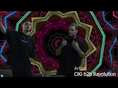 Ciki b2b Ravolution - Acid Strobe Techno Video-Set / 19.06.21