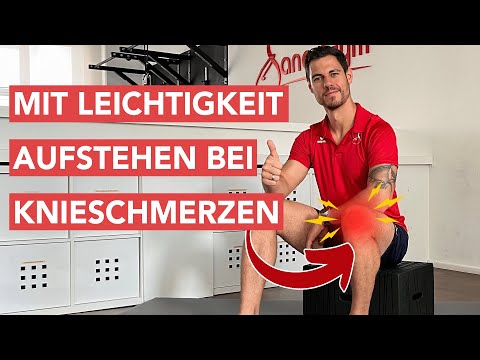 Get up with ease despite knee pain – Pain-free exercises for your knee! 🦵💪