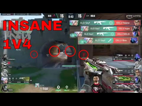 GUILD SAYF INSANE 1V4 TO WIN THE OVER TIME VS OG LND UTD