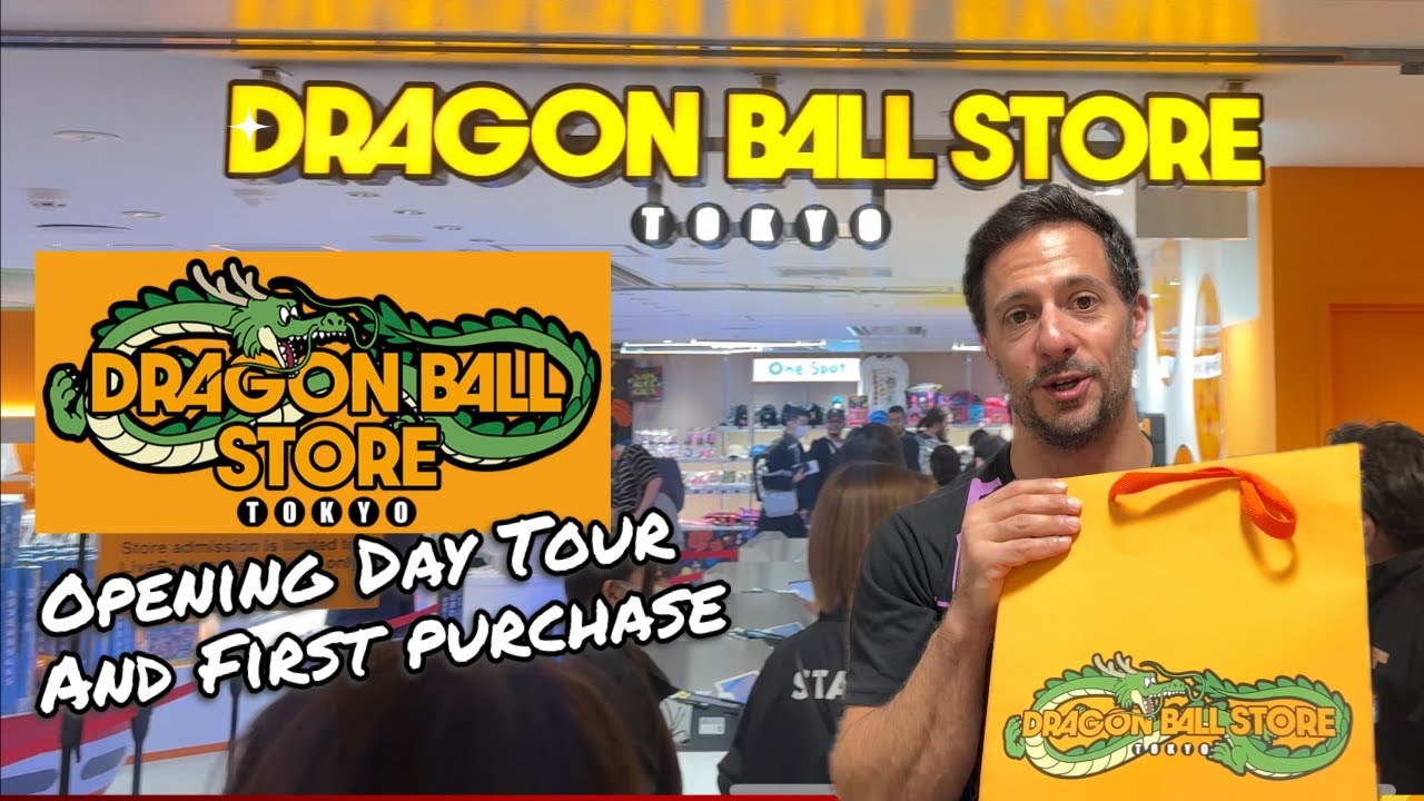 Official Dragon Ball Store Tokyo Opening Day Tour and Goods Review