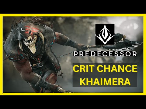 Crit Chance Khaimera - Dominating the Jungle & Killing like a Mad-Man - Predecessor Gameplay
