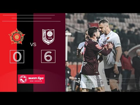 SAŽETAK: FK Sloboda Tuzla 0:6 FK Sarajevo / 12. Kolo WWIN Liga BiH (2024/2025)