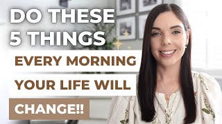 5 DAILY HABITS TO INSTANTLY BOOST YOUR ENERGY & MAGNETISM