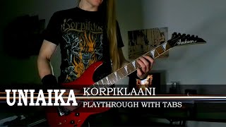 Korpiklaani - Uniaika (guitar playthrough with tabs)