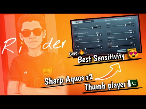 Sharp Aquos r2 Best Gyro sensitivity 😍 Must Watch !