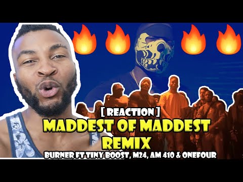 Burner Ft Tiny Boost, M24, AM 410 & OneFour   Maddest Of The Maddest Remix  Link Up TV   REACTION