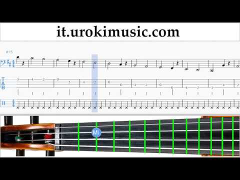 Corso di Violoncello The Chainsmokers & Coldplay - Something Just Like This Tablature Tab Parte#1