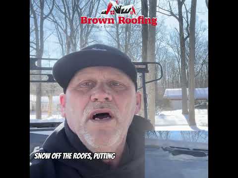 Roof Snow Removal - Woodbridge, CT