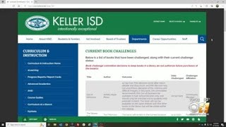 Keller ISD tells school staff, librarians to pull and review books that don't meet guidelines