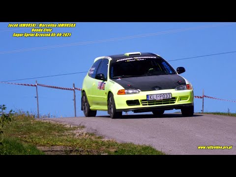 Jacek JAWORSKI / Marcelina JAWORSKA - Honda Civic - Super Sprint Brzostek 05-09-2021