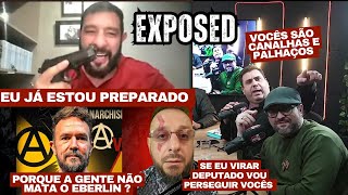EXPOSED: ofensas, mentiras, ataques pessoais, perseguição desejando morte e até ameaça com arma.