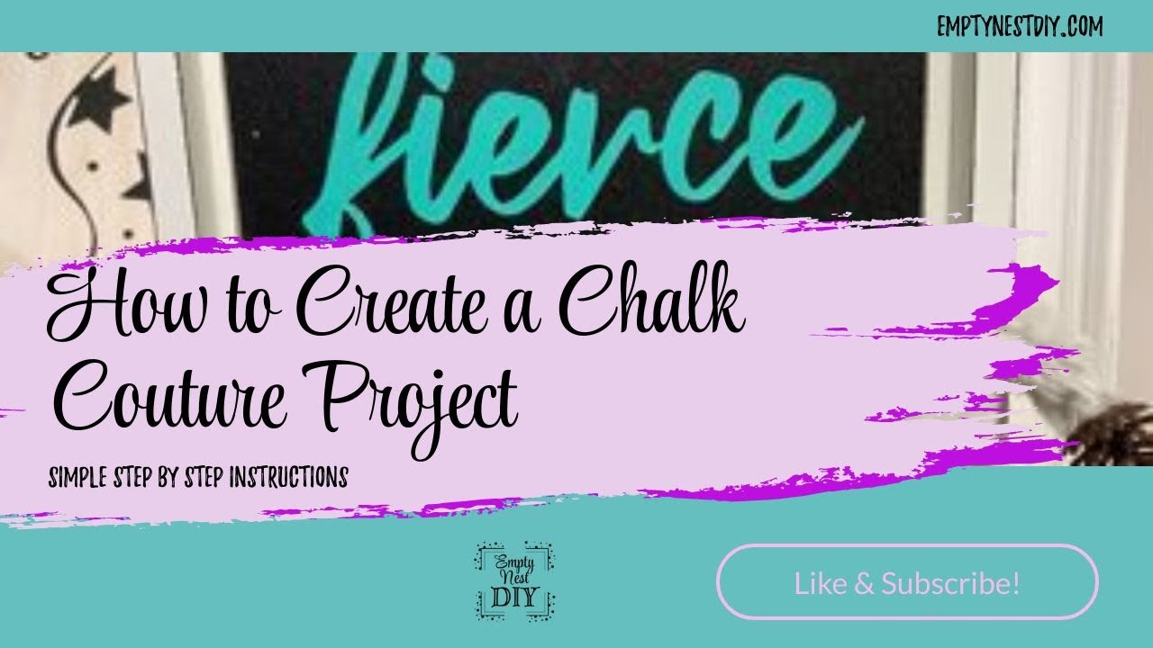 How To Use chalk Couture