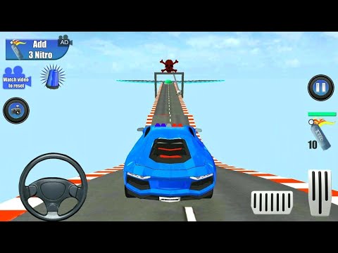 ✅Impossible Police Mega Ramp Car Games - Police Car Racing Stunts 3D - Android Gameplay