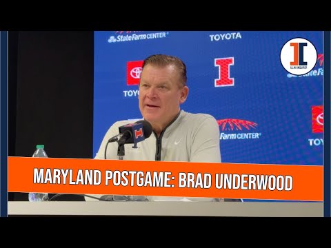 Maryland postgame: Illini coach Brad Underwood press conference