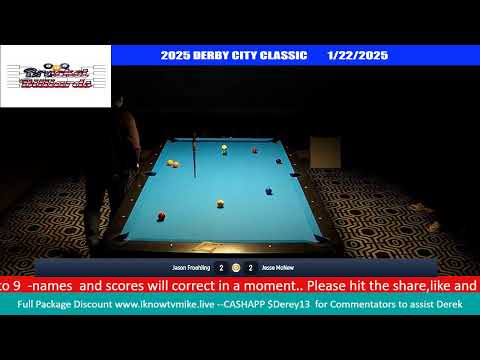 Derby City Classic 2025 - Alex Olinger V Jeremy Seaman - 1 PKT-RD6-1/22/25