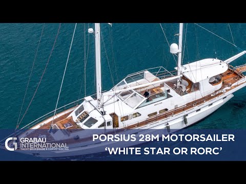 [OFF MARKET] PORSIUS 28M 'White Star of RORC' | Sailing Yacht for sale with Grabau International