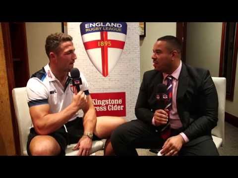 Sam Burgess talks about his relationship with Russell Crowe
