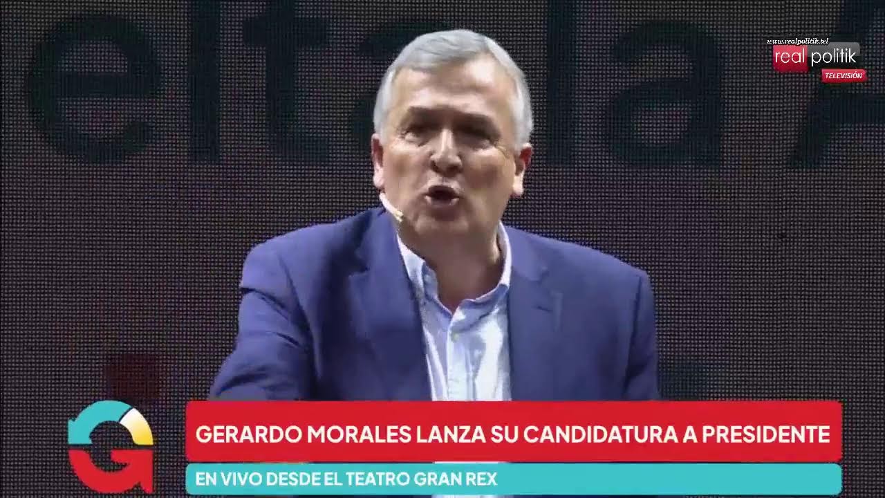 Gerardo Morales lanzó su candidatura a presidente: "Es hora de que Cristina se vaya a su casa"