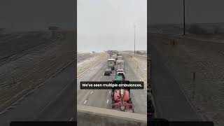 Nebraska crash closes lanes on Interstate