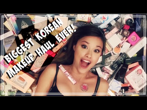 BIGGEST KOREAN MAKEUP HAUL EVER! Pt. 1 of My Haul from Seoul, Korea Video
