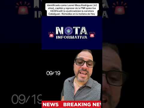 Identificado el policía 4$3$1n4d0 en Cabaiguan, capitán Leonel Mesa