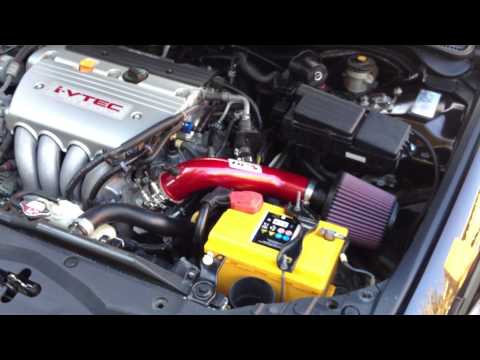 HPS Cold Air Intake Red Pipe Kit K&N Filter