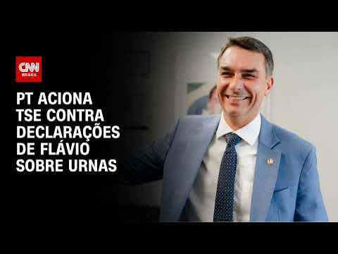 PT aciona TSE contra declarações de Flávio Bolsonaro sobre urnas eletrônicas | CNN PRIME TIME