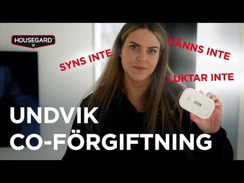 Kolmonoxidvarnare Housegard Luma CA150 Trådlös