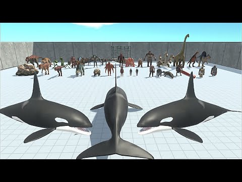 NEW UPDATE : ORCA VS EVERY STRONG UNIT - Animal Revolt Battle Simulator