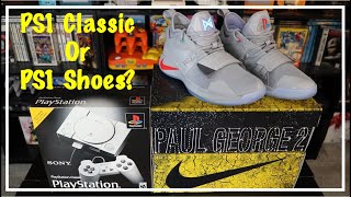 PlayStation Classic versus PlayStation Shoes? (Unboxing the Nike Paul George 2.5 PlayStation Shoes)