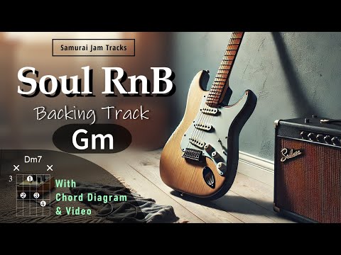 Smooth Soul RnB Guitar Backing Track in G minor