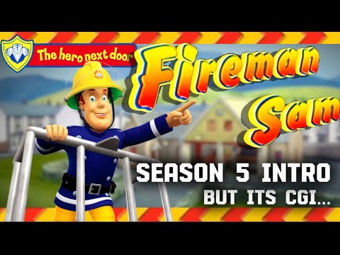 FIREMAN SAM Season 5 Intro BUT It’s CGI… | THE HERO NEXT DOOR SONG!🚨