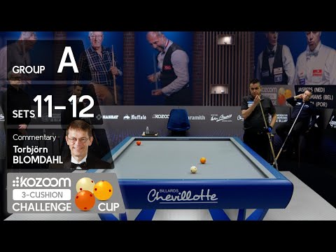 3-Cushion Kozoom Challenge Cup - Group A Sets 11&12