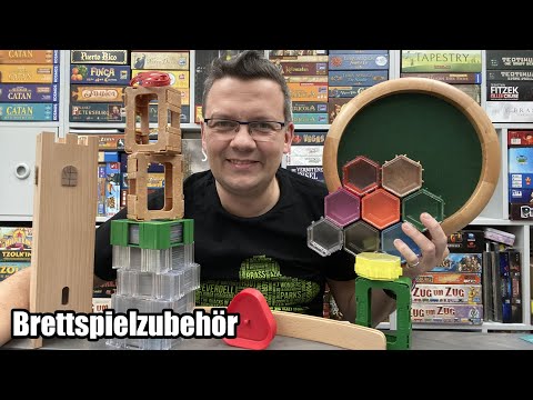 Brettspielzubehör Teil 1! Was gibt es alles und was nutzen wir? Von der Spielmatte bis zum Inlay!