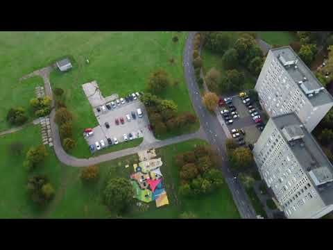 Dunaújváros a magasból 2025 /zenével