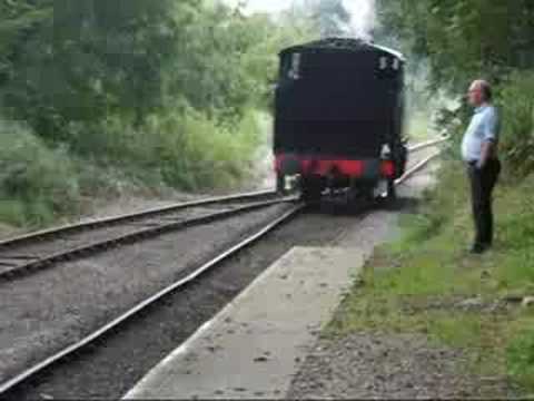 Dad's train driving day