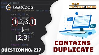 LeetCode Question no. 217 Contains Duplicate