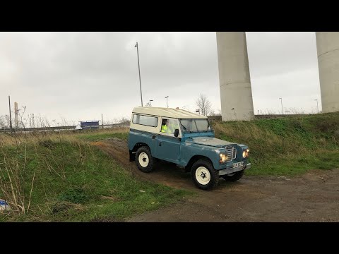 Landrover 1974 series 3 road test & M.O.T