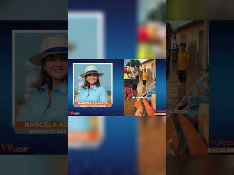 👩🏻‍💼La Prefecta Marcela Aguiñaga habla de los trabajos en #Balao tras fuerte temporal. #DePrimera