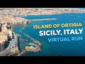 Island Of Ortigia BEAUTIFUL Coastal City Virtual Run In Sicily Italy