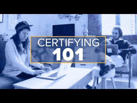 Certifying 101